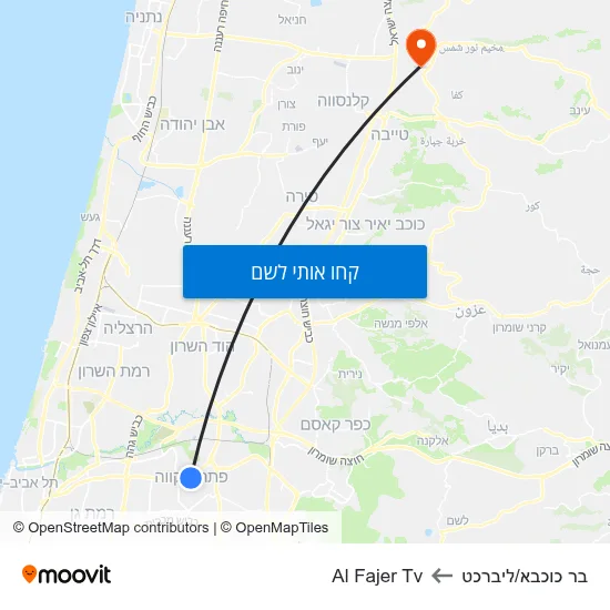 מפת בר כוכבא/ליברכט לAl Fajer Tv