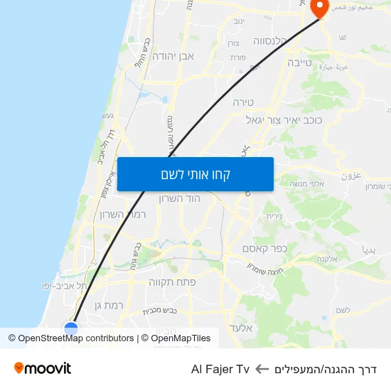 מפת דרך ההגנה/המעפילים לAl Fajer Tv