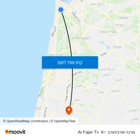 מפת מרכז חורב/חורב לAl Fajer Tv