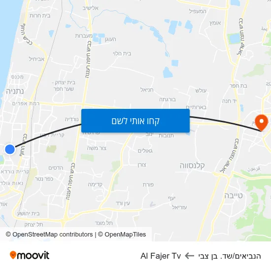 מפת הנביאים/שד. בן צבי לAl Fajer Tv