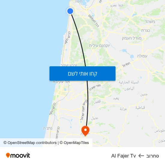 מפת סחרוב לAl Fajer Tv