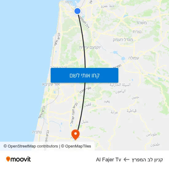 מפת קניון לב המפרץ לAl Fajer Tv