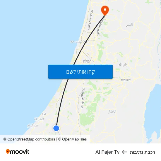 מפת רכבת נתיבות לAl Fajer Tv
