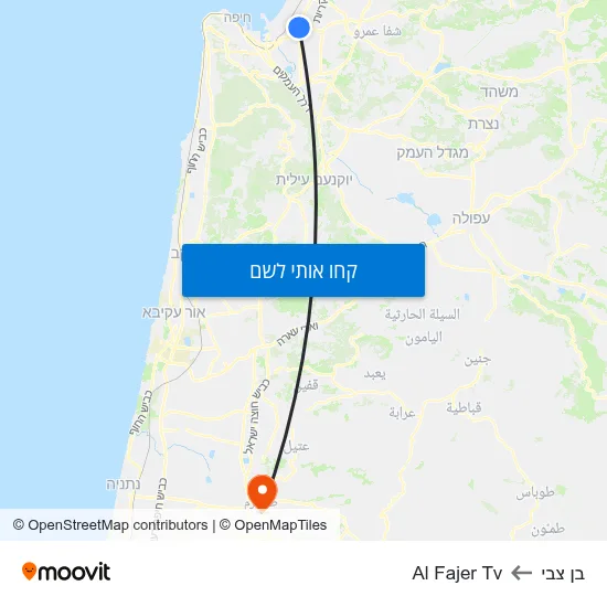 מפת בן צבי לAl Fajer Tv