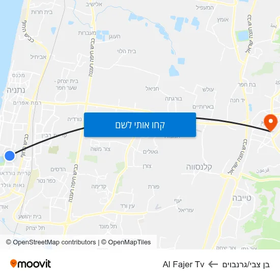 מפת בן צבי/גרנבוים לAl Fajer Tv