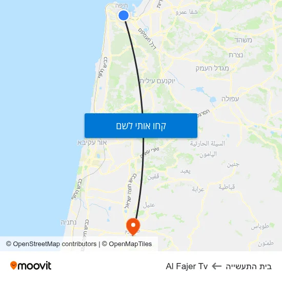 מפת בית התעשייה לAl Fajer Tv