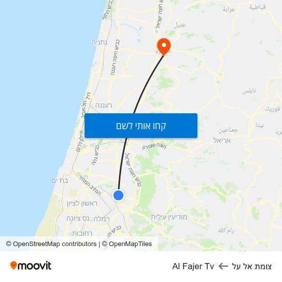 מפת צומת אל על לAl Fajer Tv