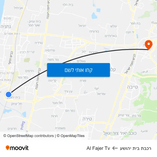 מפת רכבת בית יהושע לAl Fajer Tv