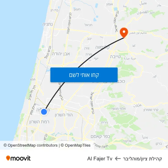 מפת קהילת ציון/מוהליבר לAl Fajer Tv