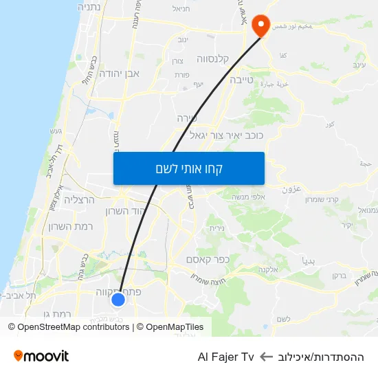 מפת ההסתדרות/איכילוב לAl Fajer Tv