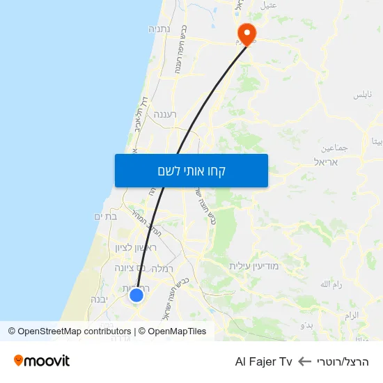 מפת הרצל/רוטרי לAl Fajer Tv
