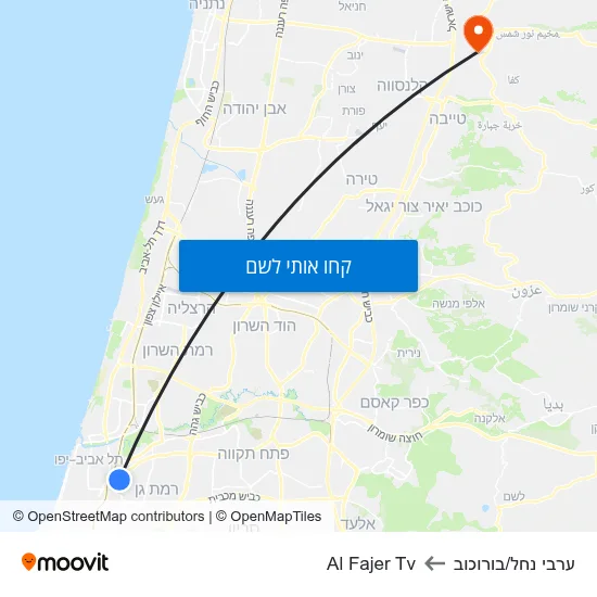מפת ערבי נחל/בורוכוב לAl Fajer Tv