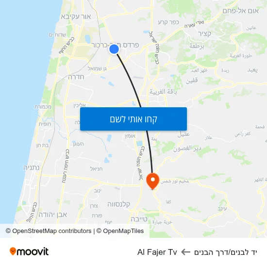 מפת יד לבנים/דרך הבנים לAl Fajer Tv