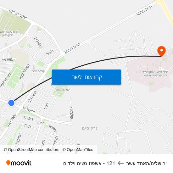 מפת ירושלים/האחד עשר ל121 - אשפוז נשים וילדים