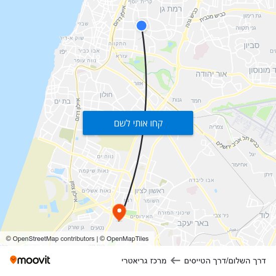 מפת דרך השלום/דרך הטייסים למרכז גריאטרי