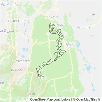 14 Bus Line Map