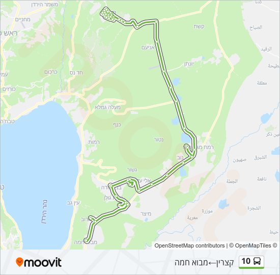 10 bus Line Map