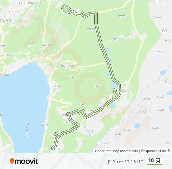 10 Bus Line Map