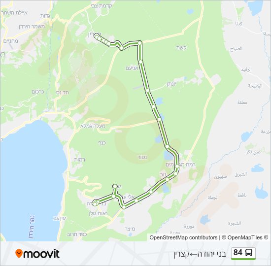 84 Bus Line Map