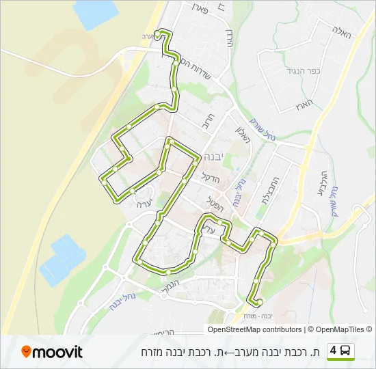 4 Bus Line Map