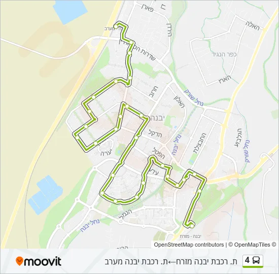 4 Bus Line Map