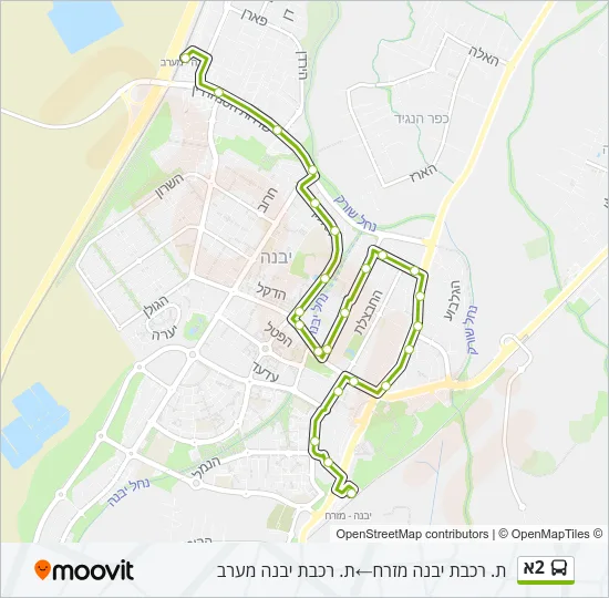 2א Bus Line Map