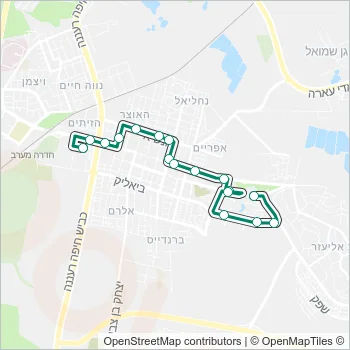 95 Bus Line Map