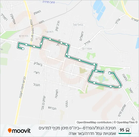 95 Bus Line Map