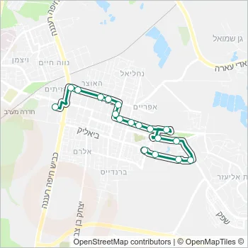 95 Bus Line Map