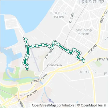 18א Bus Line Map