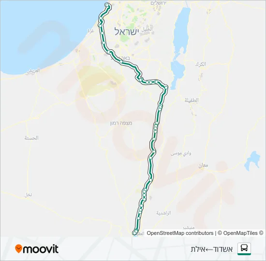Автобус 391 - בהזמנה מראש: карта маршрута