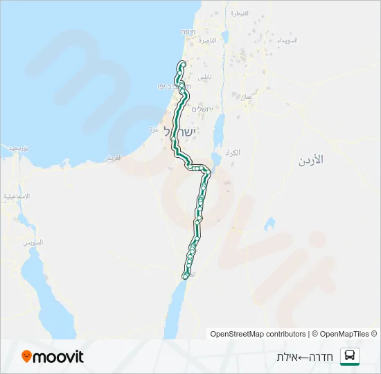 Автобус 399 - בהזמנה מראש: карта маршрута