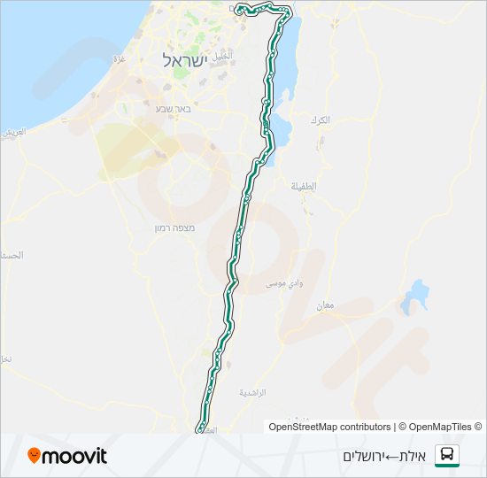 444 - בהזמנה מראש Bus Line Map