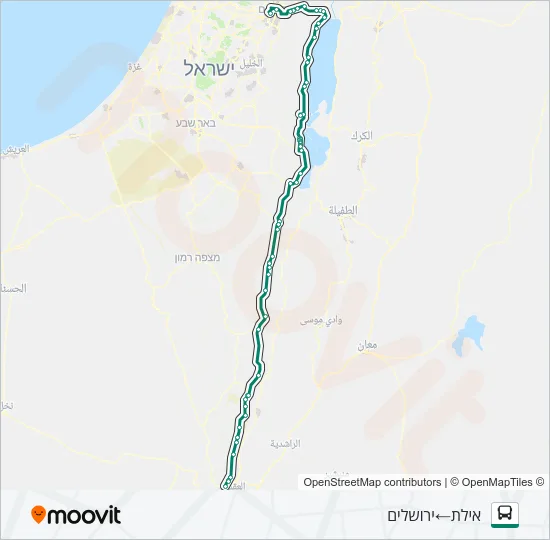 444 - בהזמנה מראש Bus Line Map
