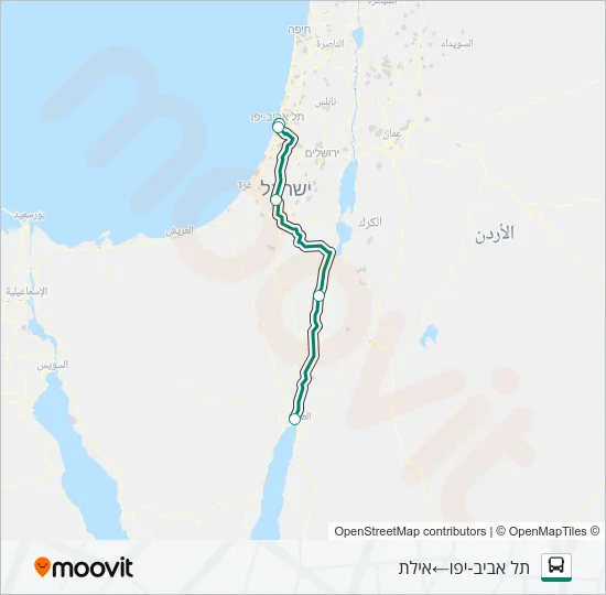 790 - בהזמנה מראש Bus Line Map