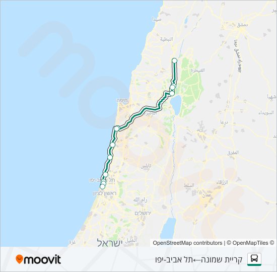 800 - בהזמנה מראש bus Line Map