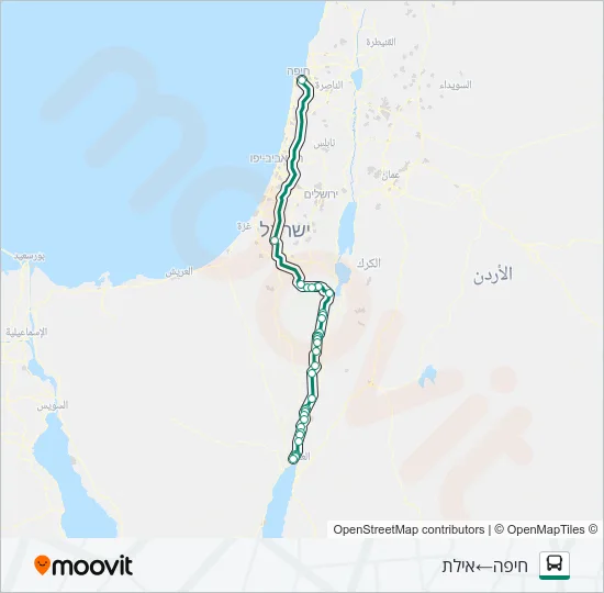 Автобус 993 - בהזמנה מראש: карта маршрута