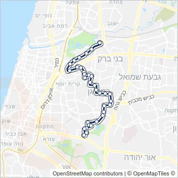 67 Bus Line Map