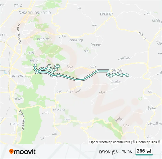 266 Bus Line Map