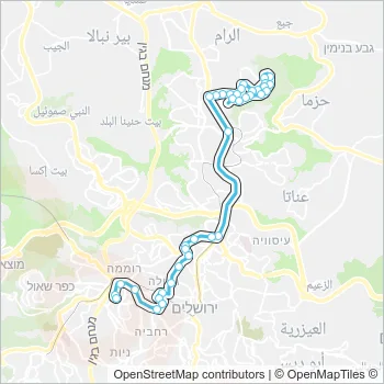 45 Bus Line Map
