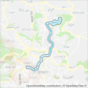 45 Bus Line Map