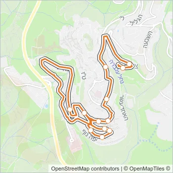 85 Bus Line Map