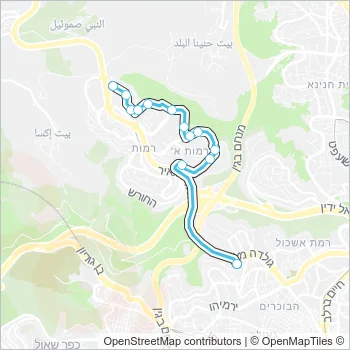 758 Bus Line Map