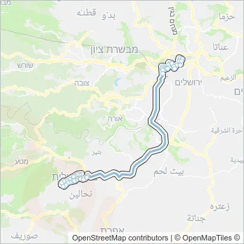 244 Bus Line Map