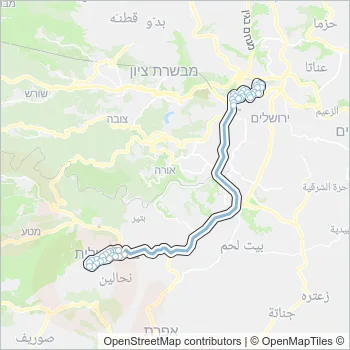 244 Bus Line Map