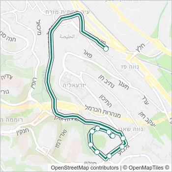 84 Bus Line Map