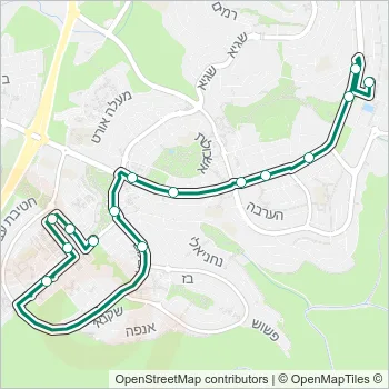 98 Bus Line Map