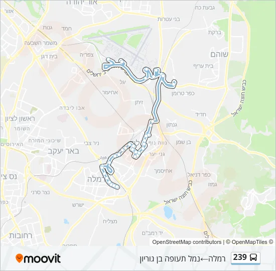 239 Bus Line Map