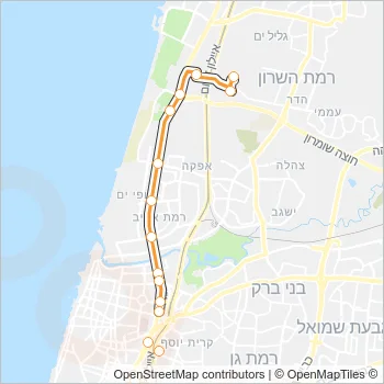 532 Bus Line Map