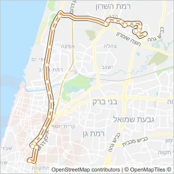 532 Bus Line Map